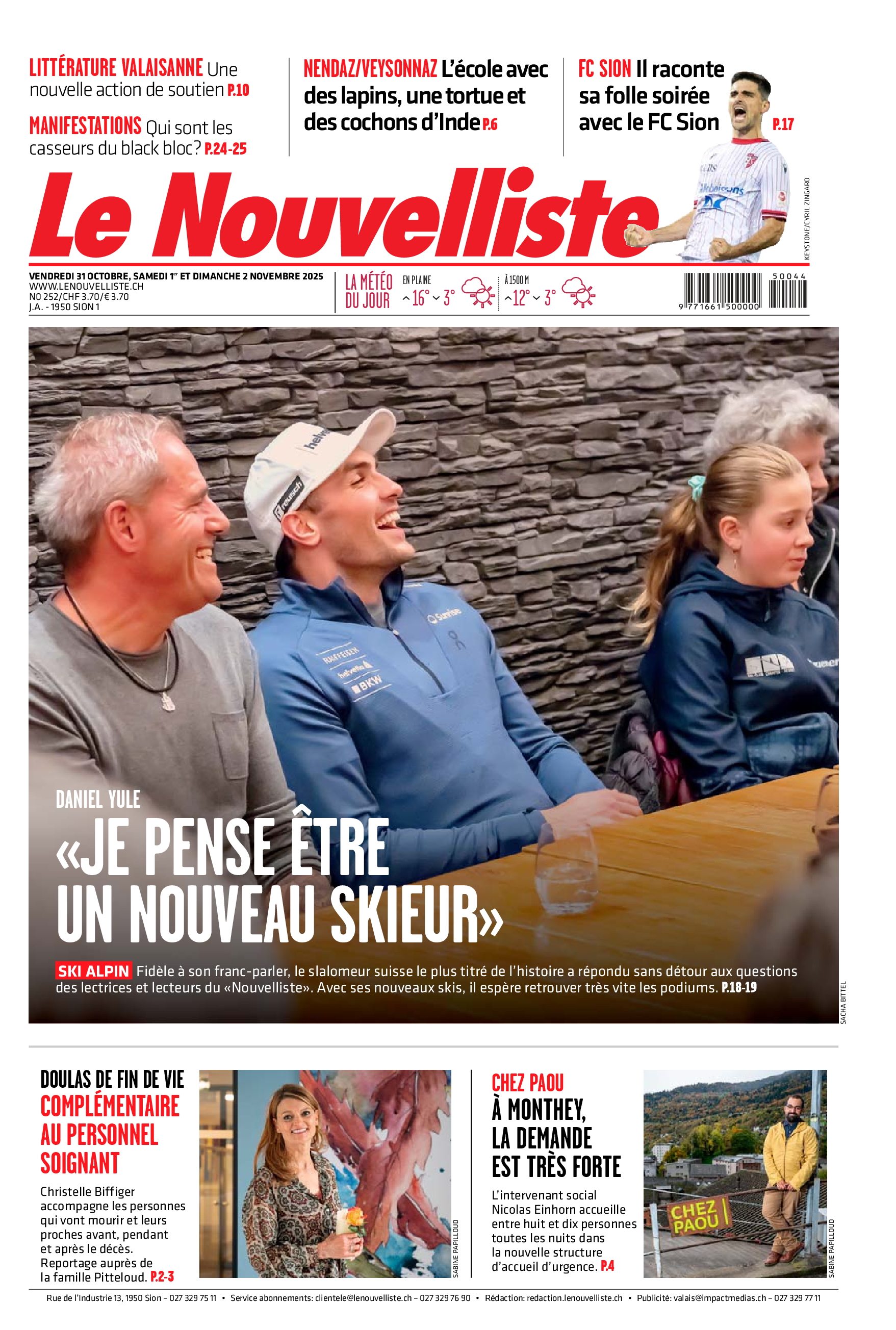 Vendredi 31 octobre 2025