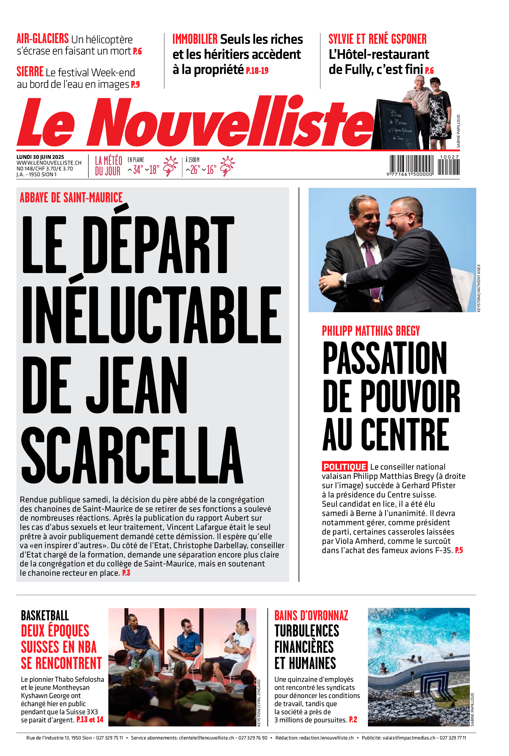 Lundi 30 juin 2025