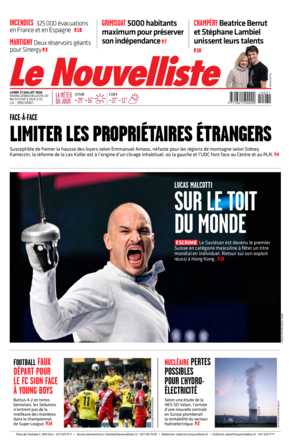  Lundi 27 juillet 2026