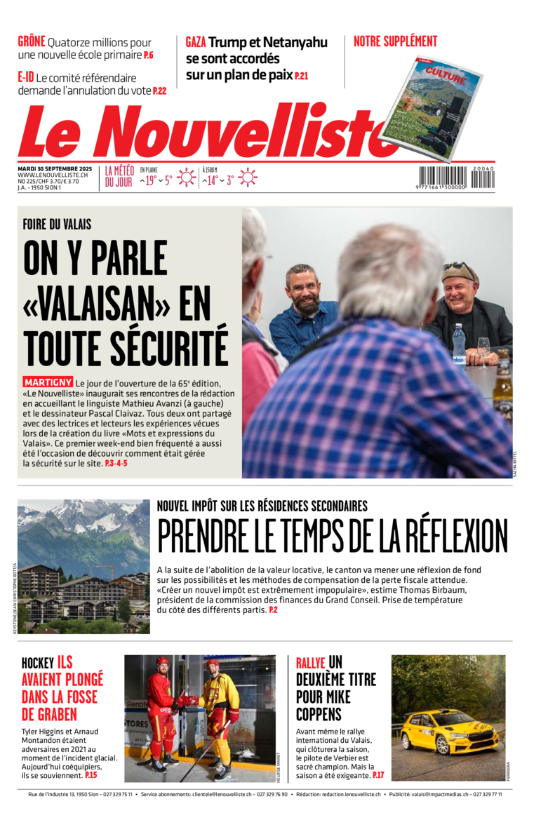 Mardi 30 septembre 2025 Mardi 30 septembre 2025