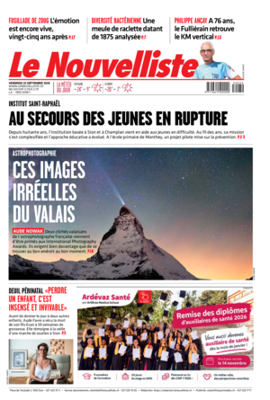  Vendredi 25 septembre 2026