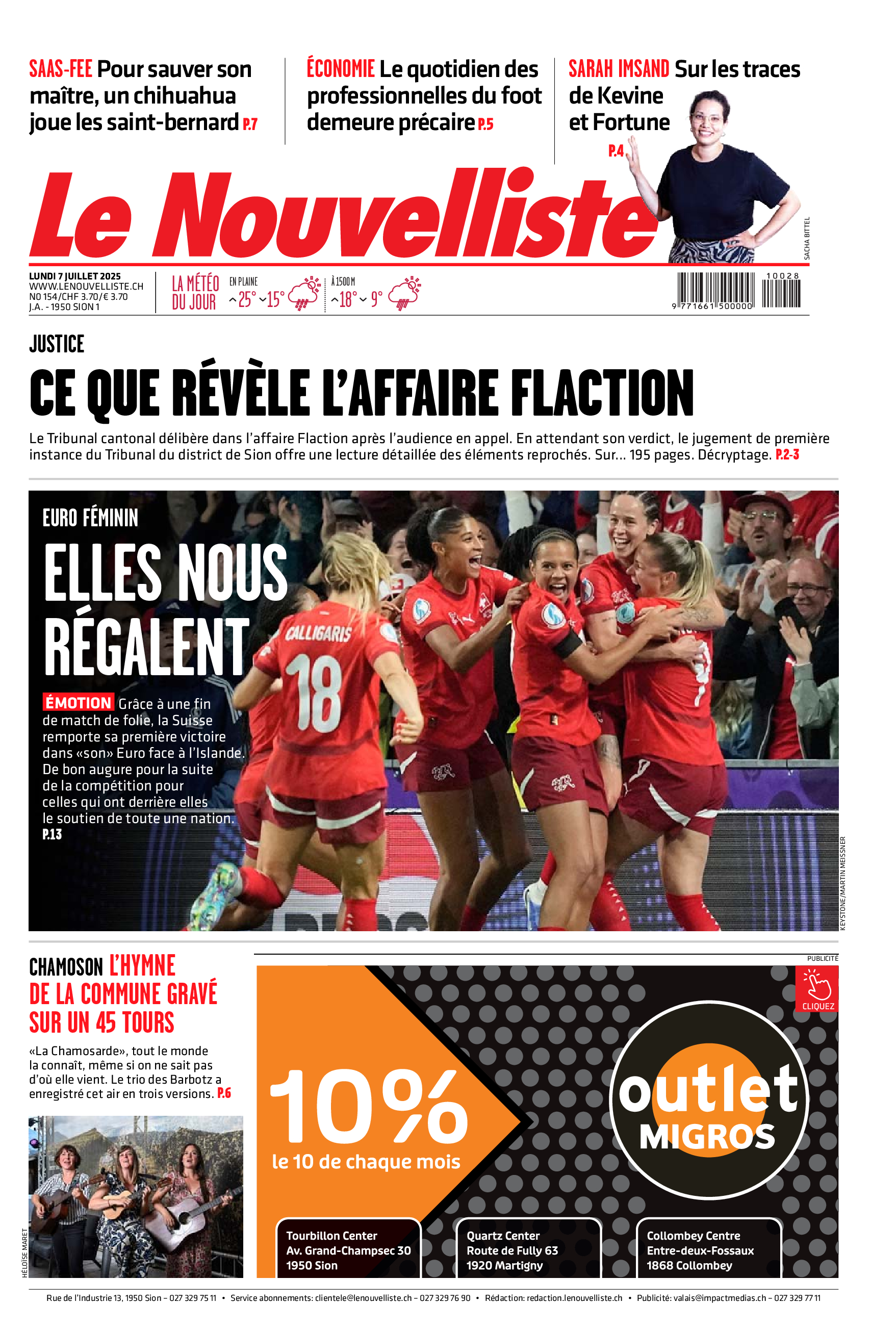 Lundi 7 juillet 2025