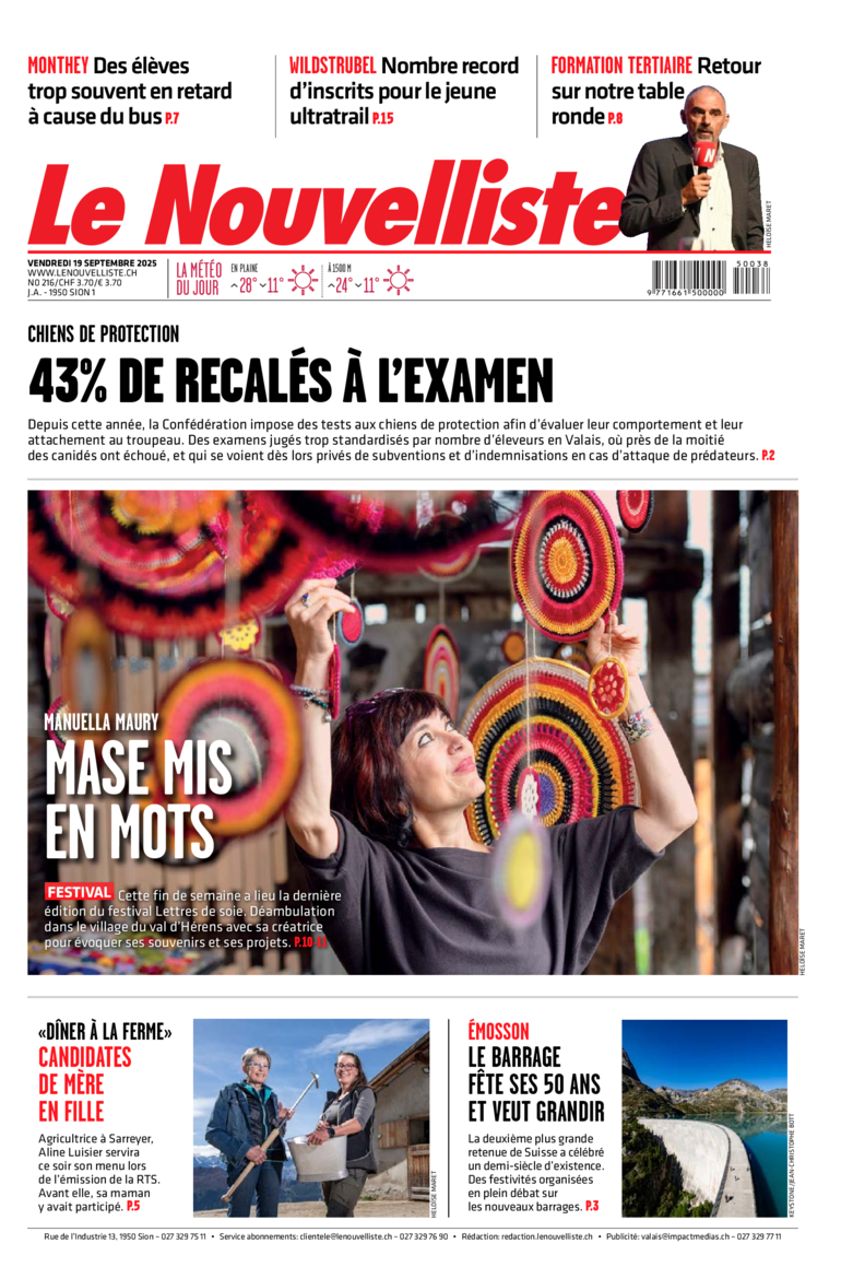 Vendredi 19 septembre 2025 Vendredi 19 septembre 2025