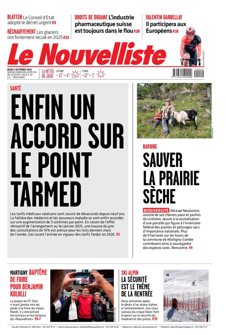 Jeudi 2 octobre 2025 Jeudi 2 octobre 2025