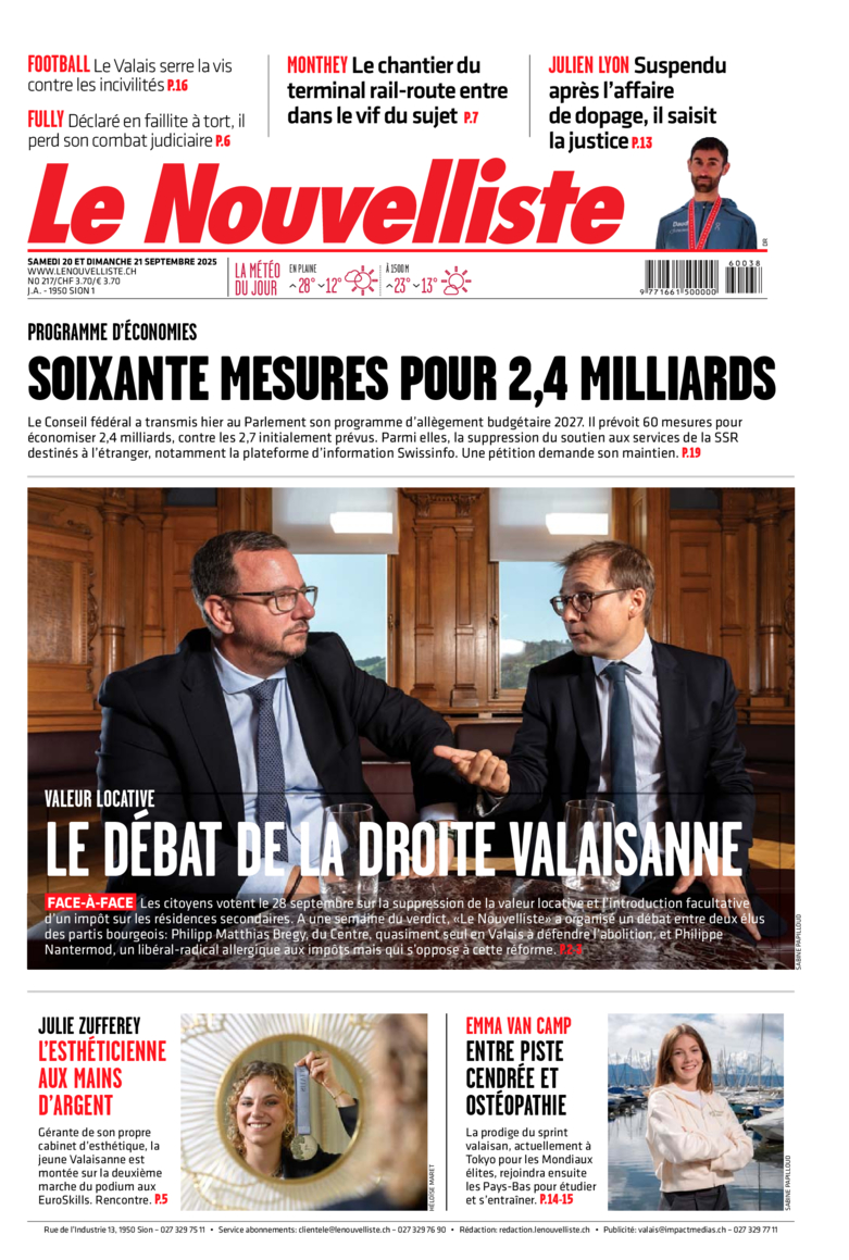 Samedi 20 septembre 2025 Samedi 20 septembre 2025