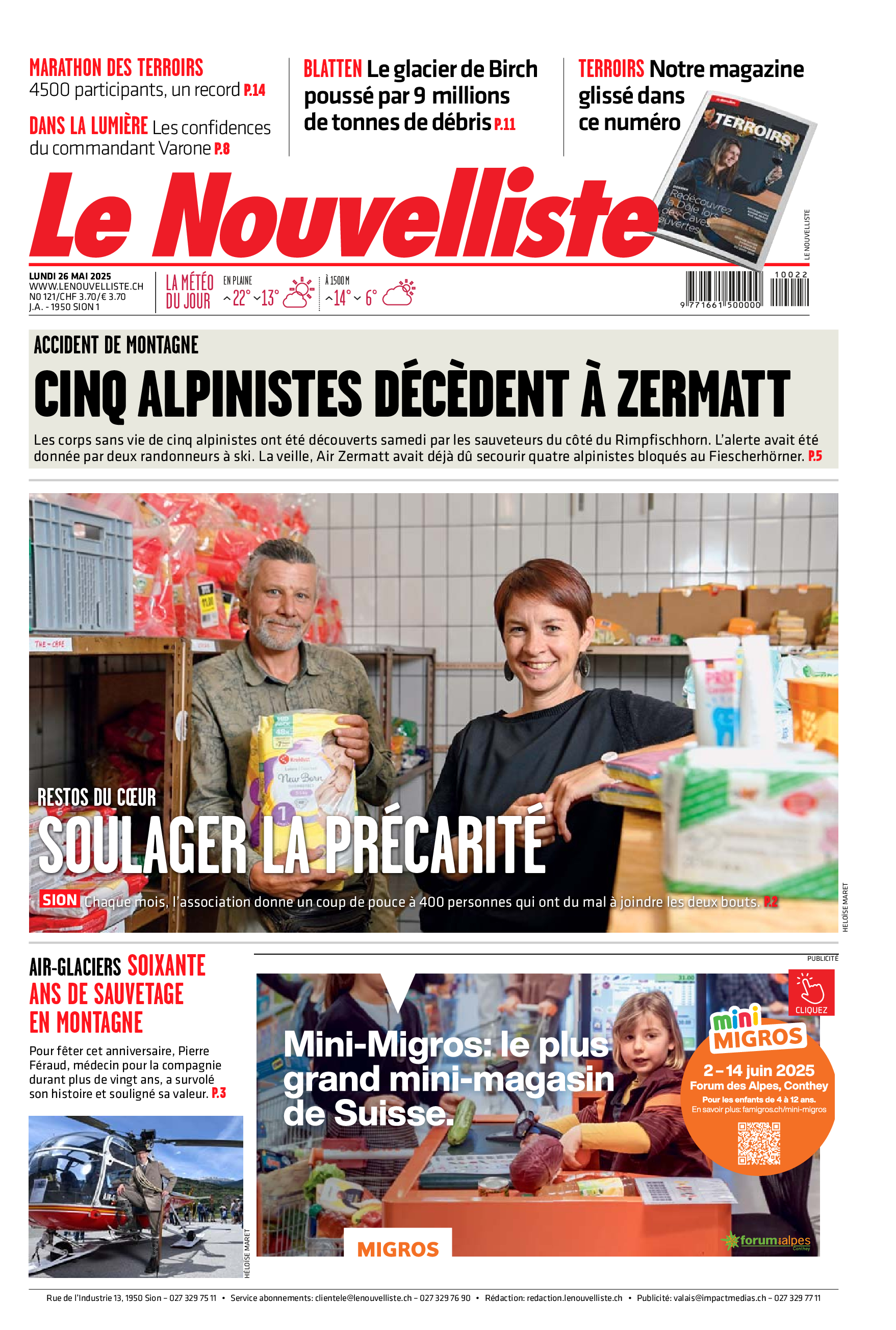 Lundi 26 mai 2025 Lundi 26 mai 2025
