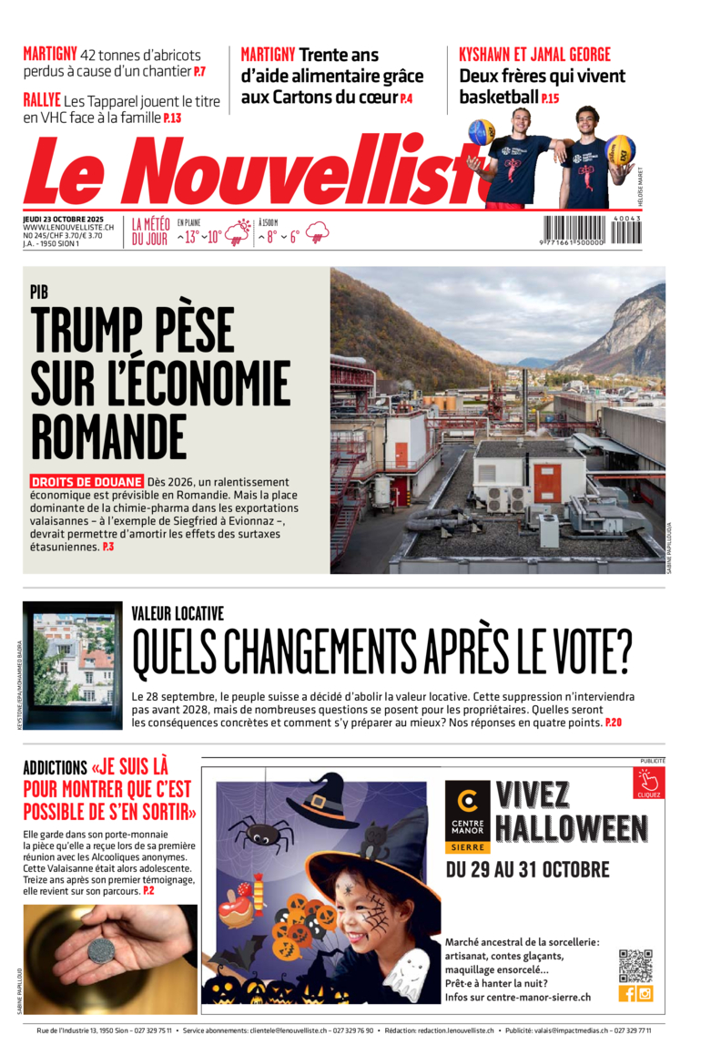 Jeudi 23 octobre 2025 Jeudi 23 octobre 2025