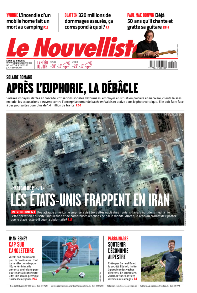 Lundi 23 juin 2025 Lundi 23 juin 2025