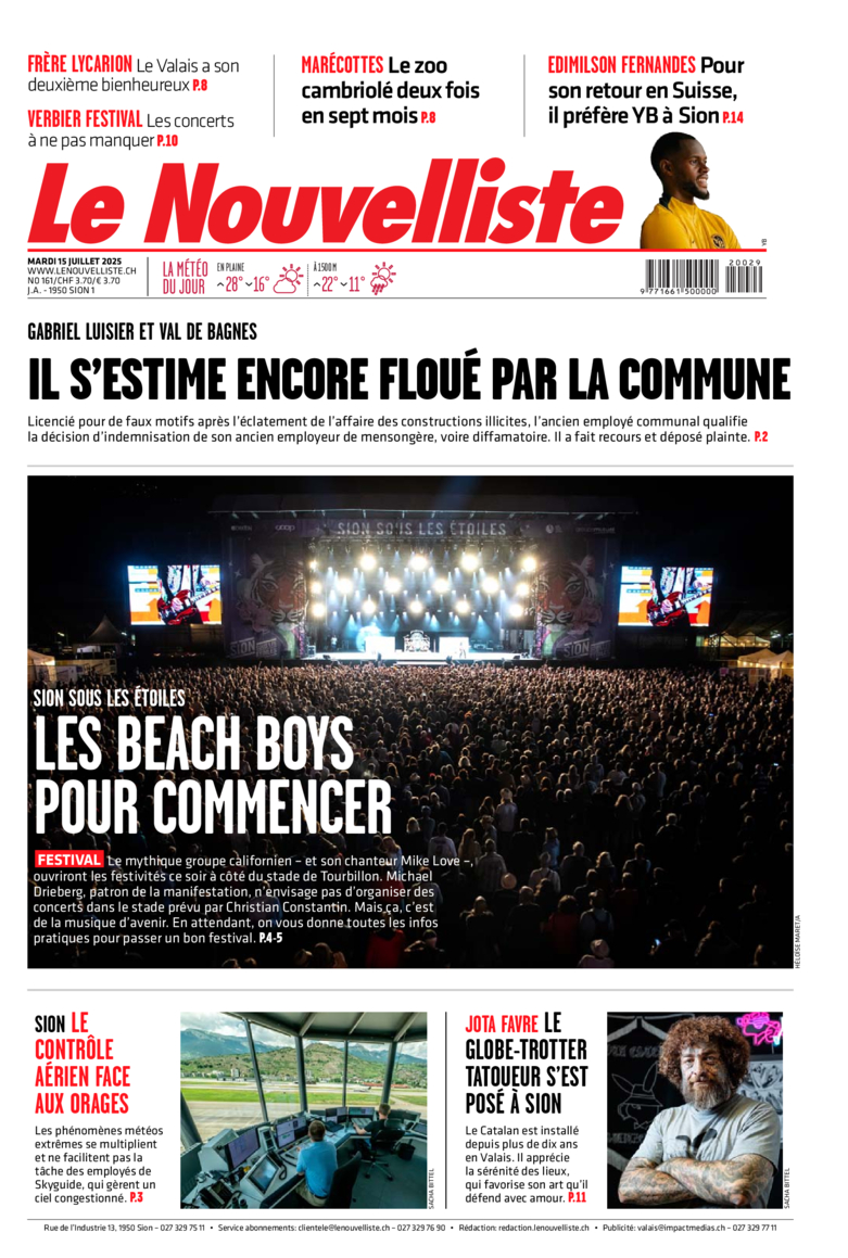 Mardi 15 juillet 2025 Mardi 15 juillet 2025