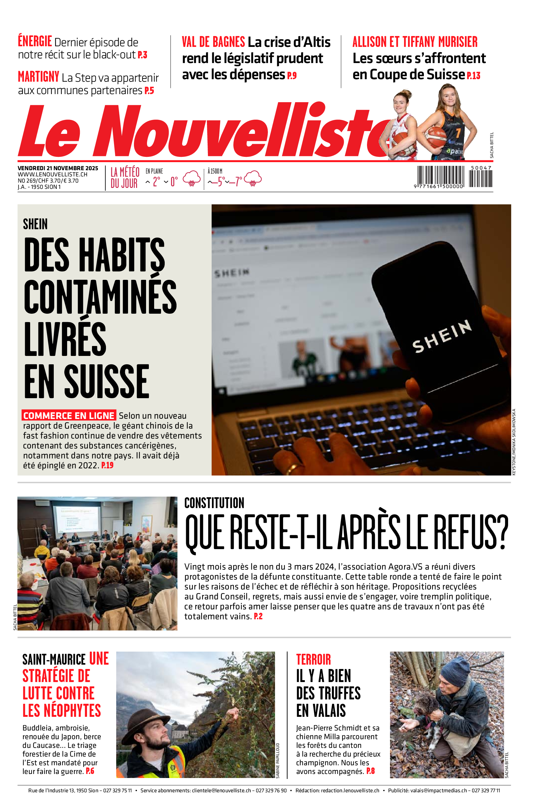  Vendredi 21 novembre 2025