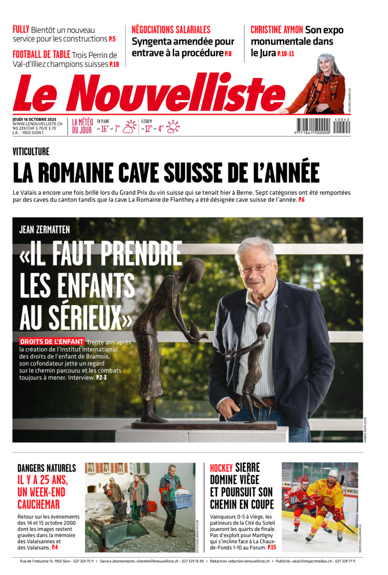 Jeudi 16 octobre 2025 Jeudi 16 octobre 2025