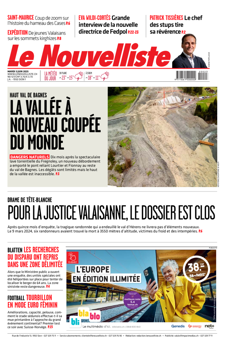 Mardi 3 juin 2025 Mardi 3 juin 2025