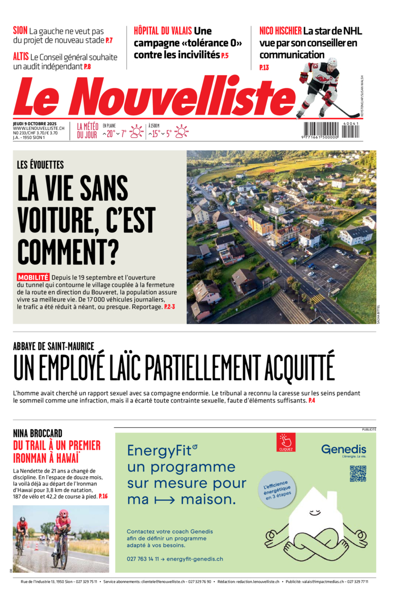 Jeudi 9 octobre 2025 Jeudi 9 octobre 2025