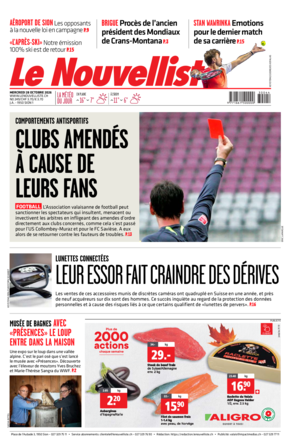  Mercredi 28 octobre 2026