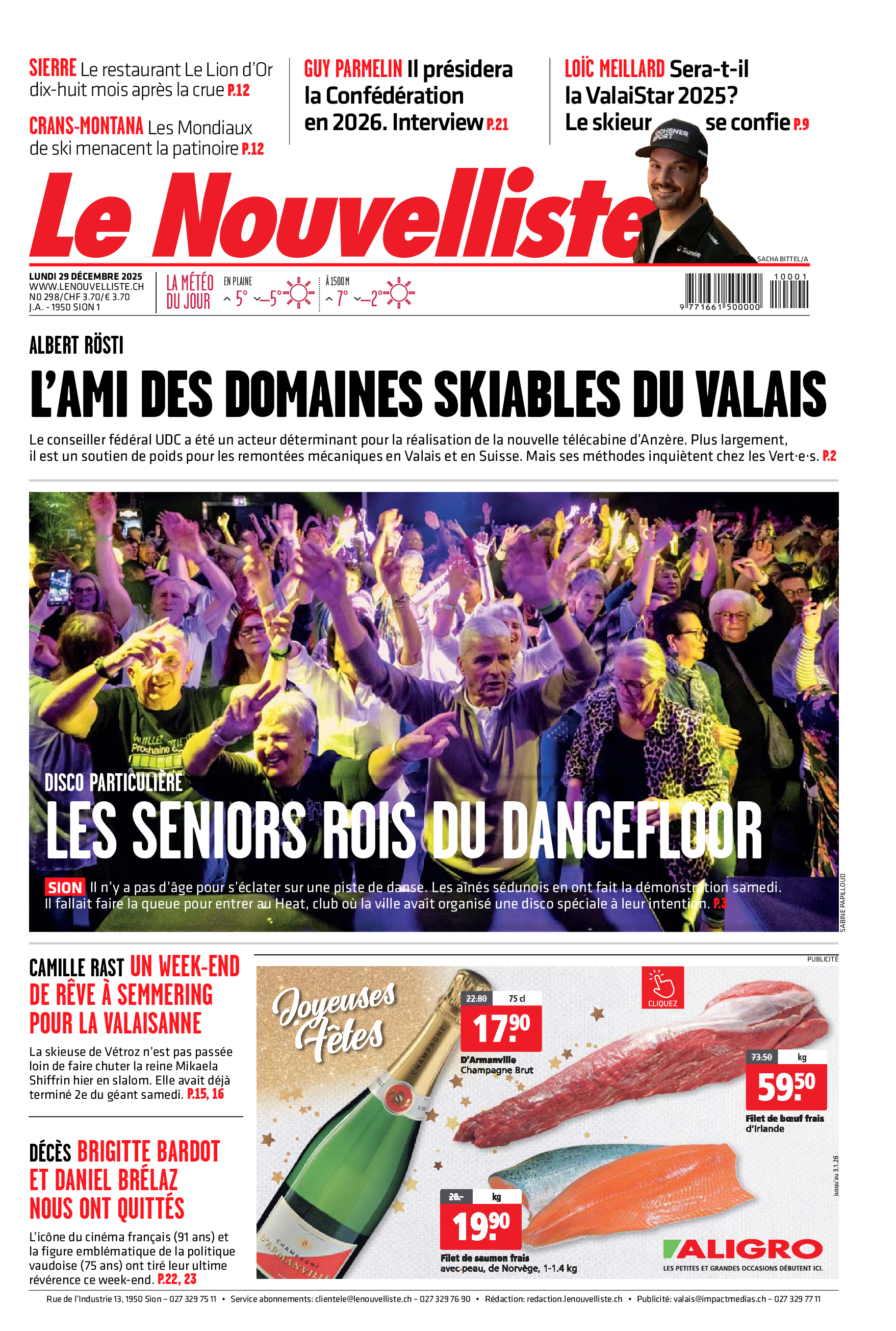  Lundi 29 décembre 2025