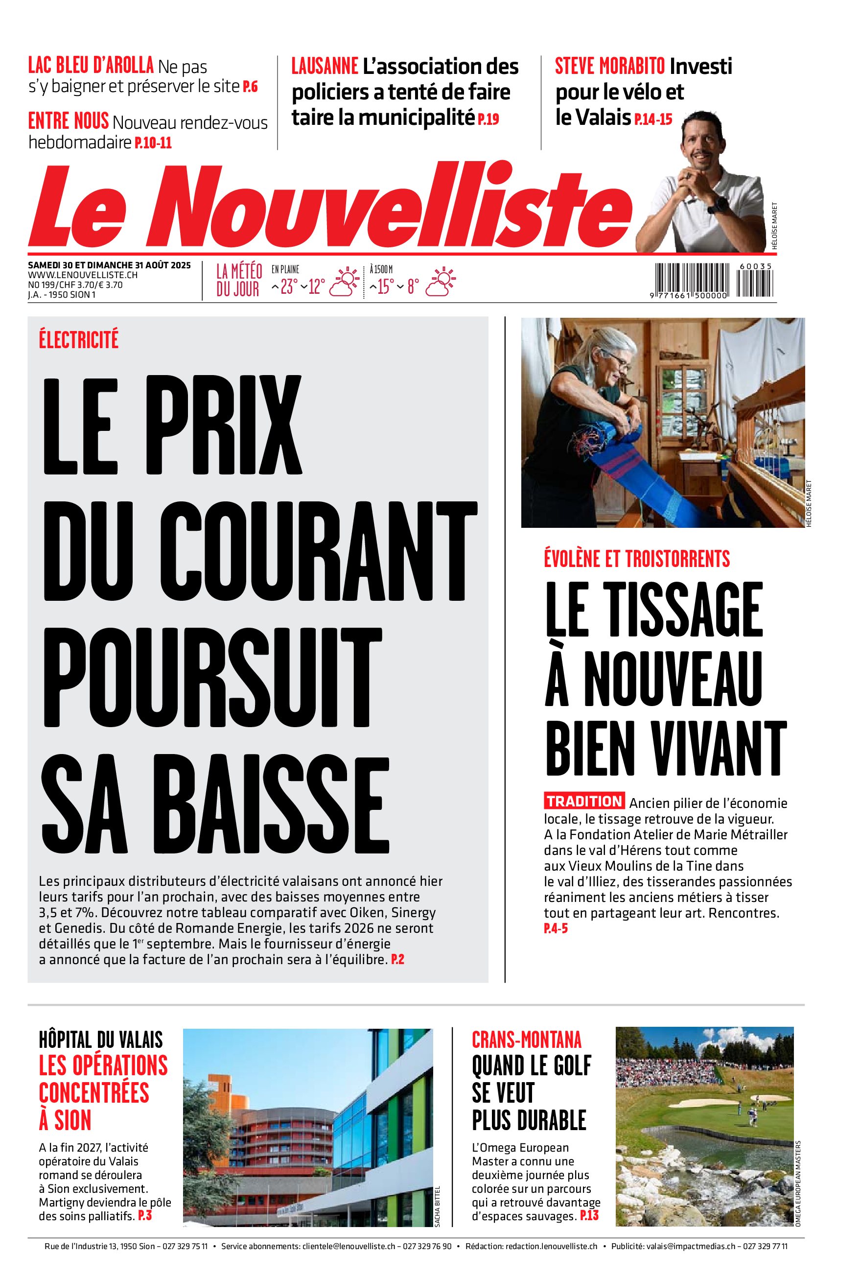 Samedi 30 août 2025