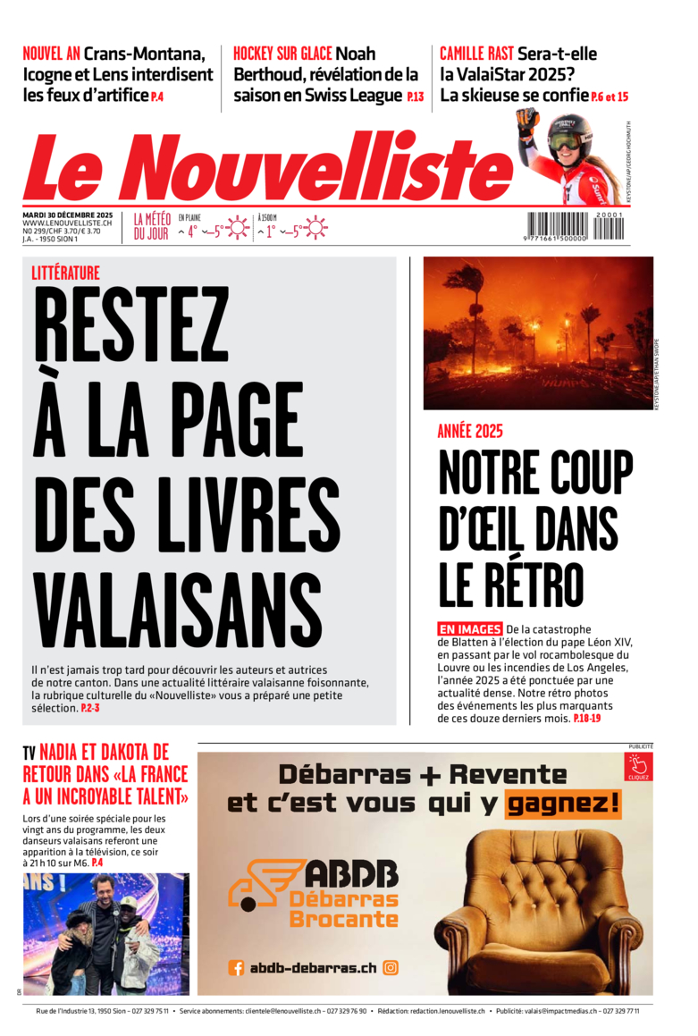 Mardi 30 décembre 2025