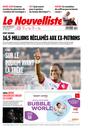  Lundi 21 septembre 2026