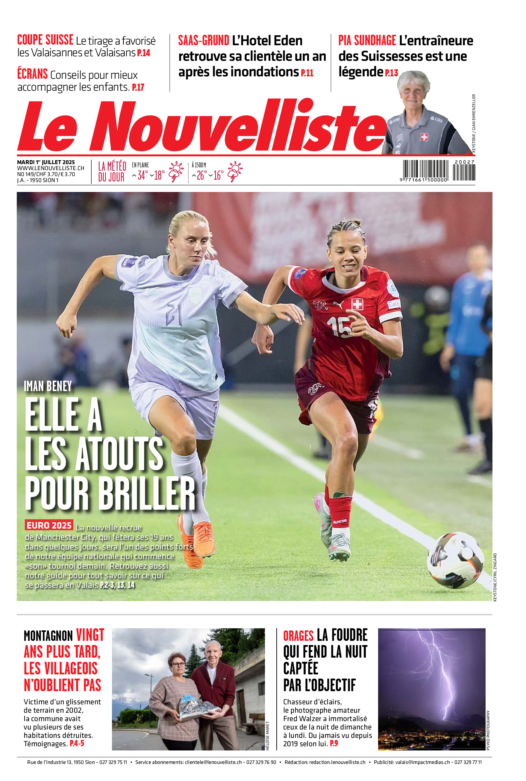 Mardi 1er juillet 2025