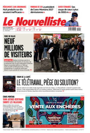 Jeudi 8 octobre 2026
