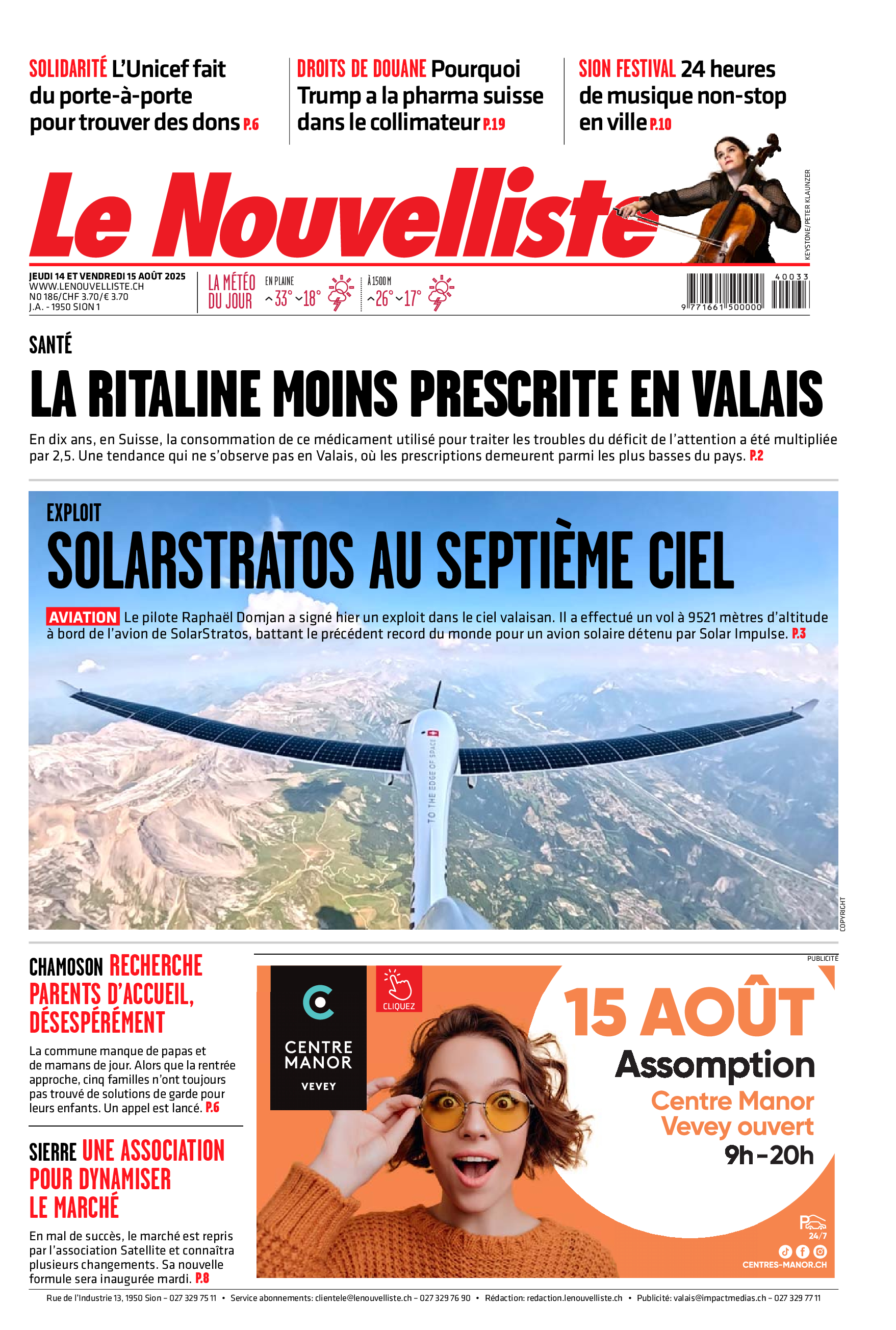 Jeudi 14 août 2025