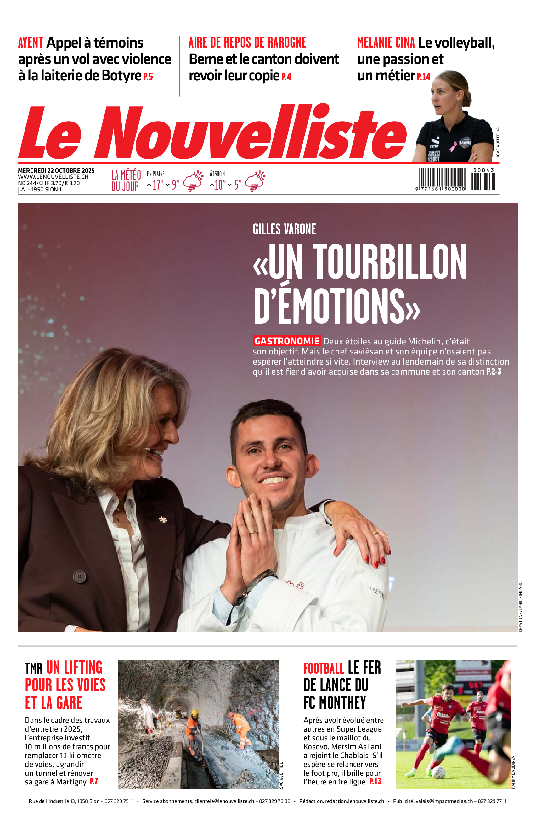 Mercredi 22 octobre 2025