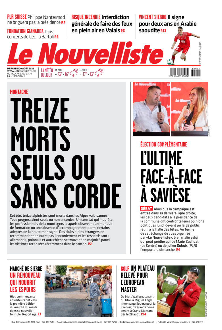 Mercredi 20 août 2025 Mercredi 20 août 2025