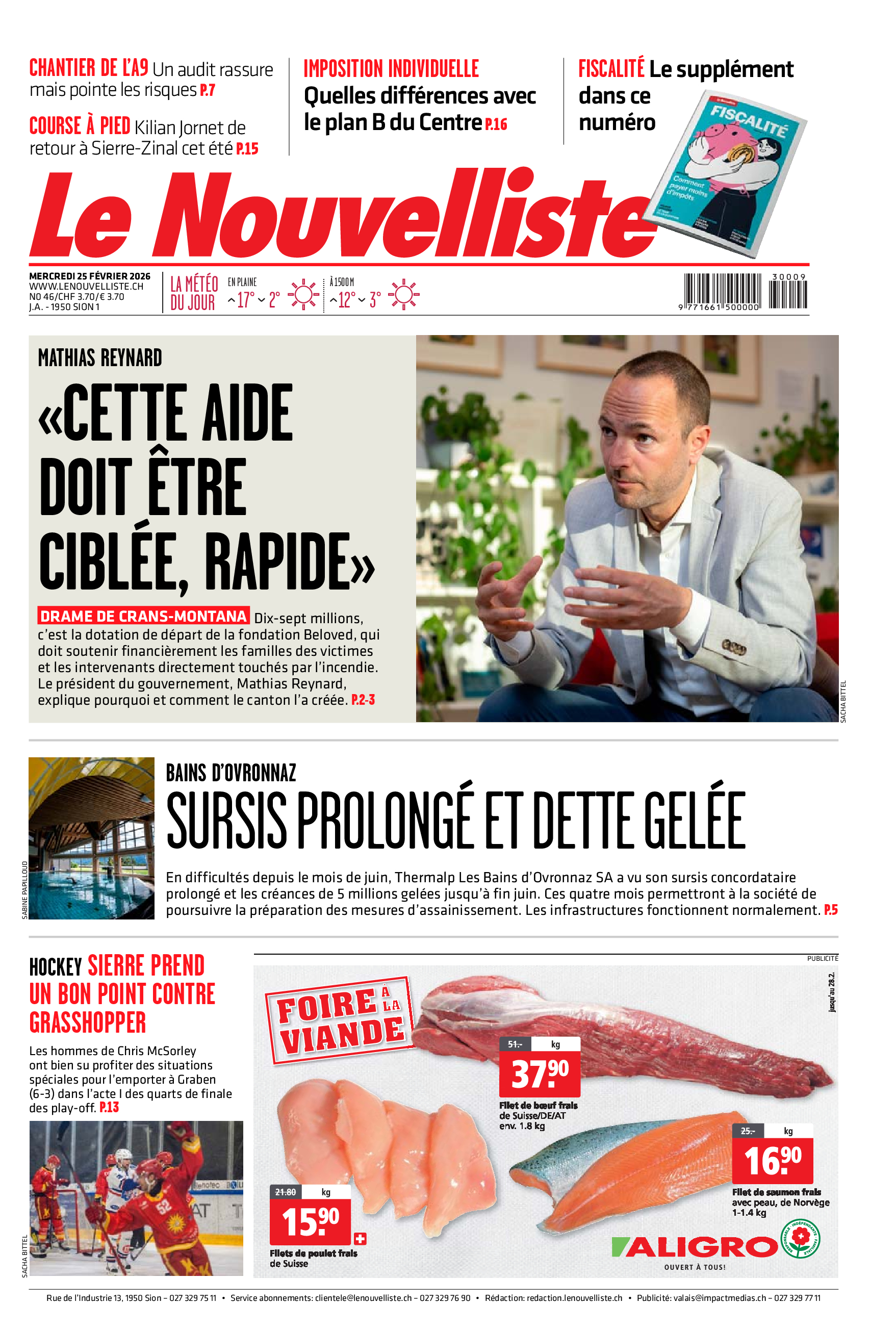  Mercredi 25 février 2026