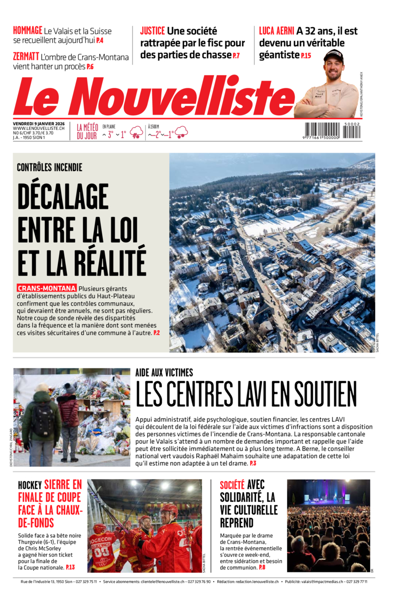 Vendredi 9 janvier 2026