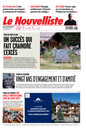  Lundi 14 septembre 2026