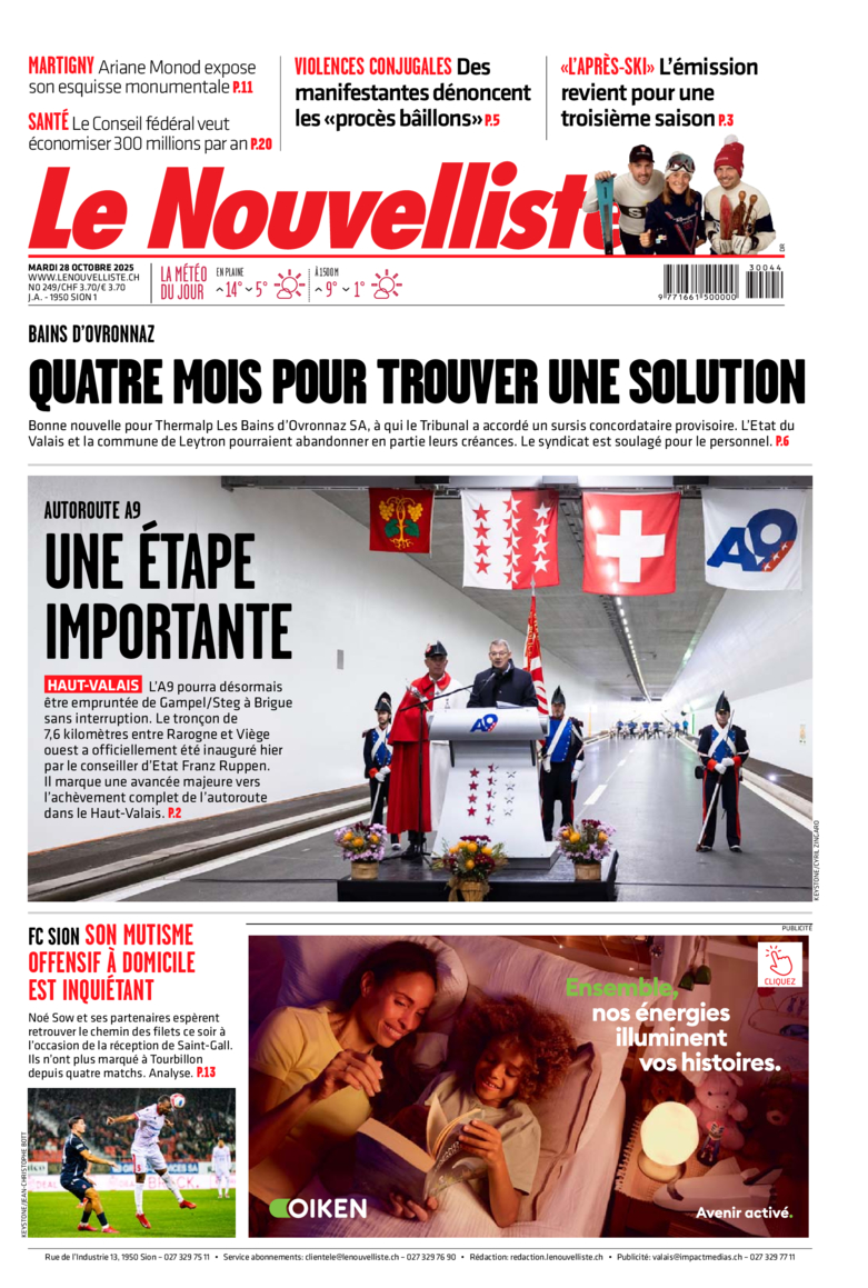 Mardi 28 octobre 2025 Mardi 28 octobre 2025