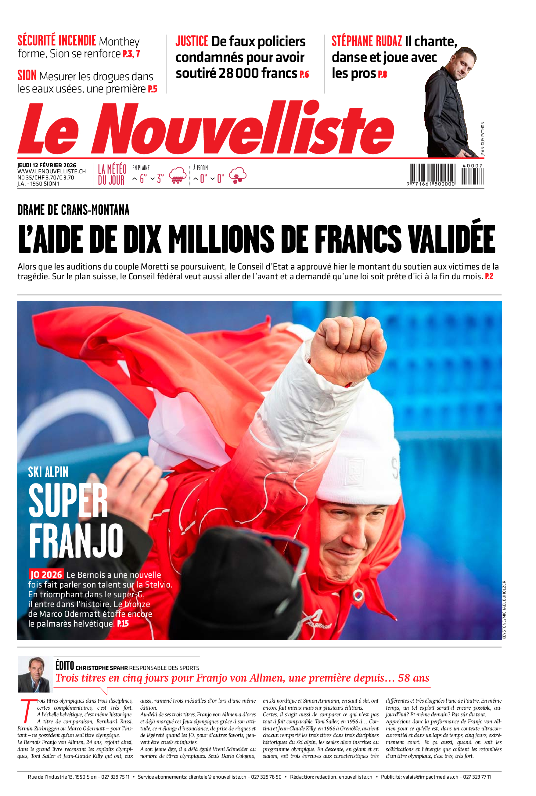  Jeudi 12 février 2026