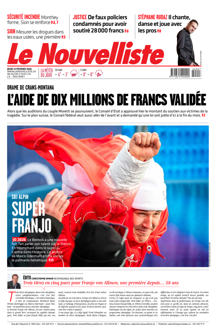 Jeudi 12 février 2026