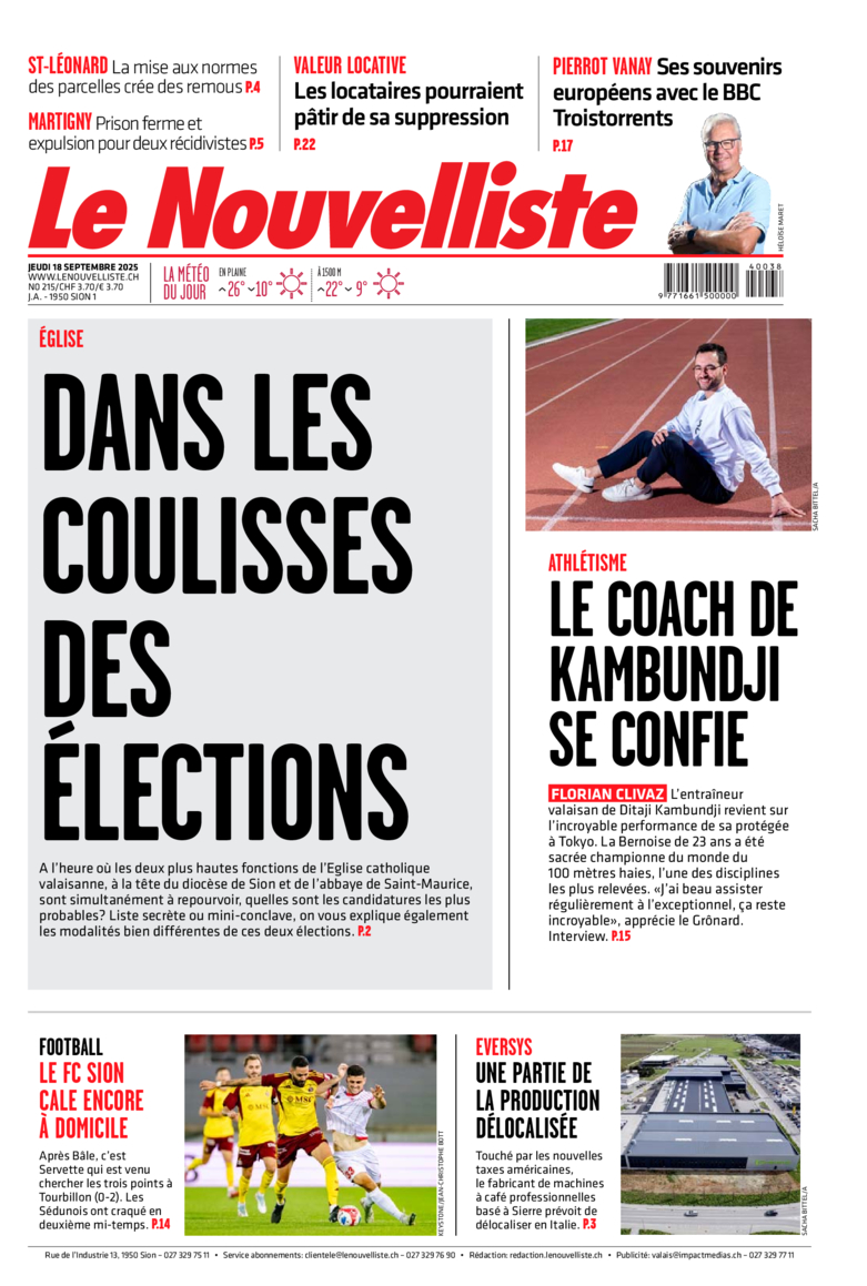 Jeudi 18 septembre 2025