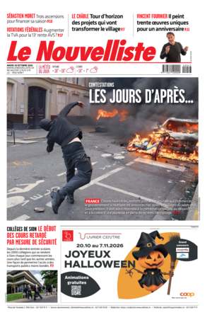  Mardi 20 octobre 2026