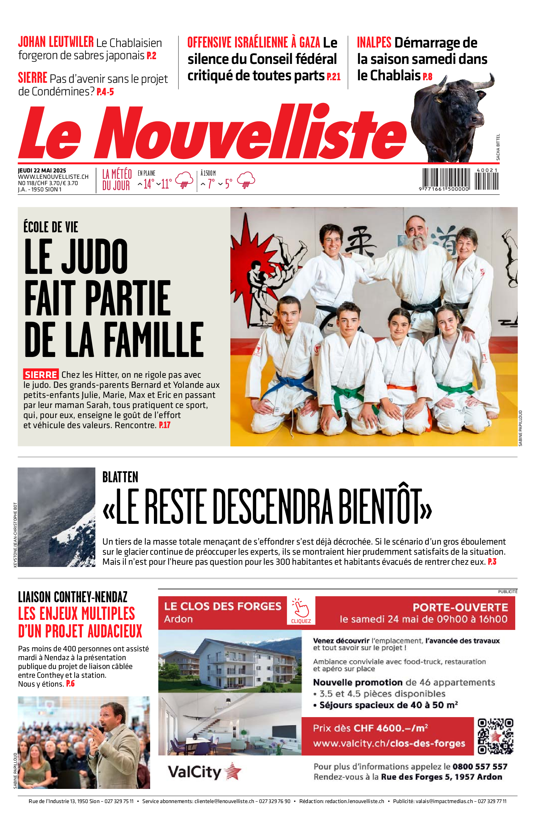 Jeudi 22 mai 2025