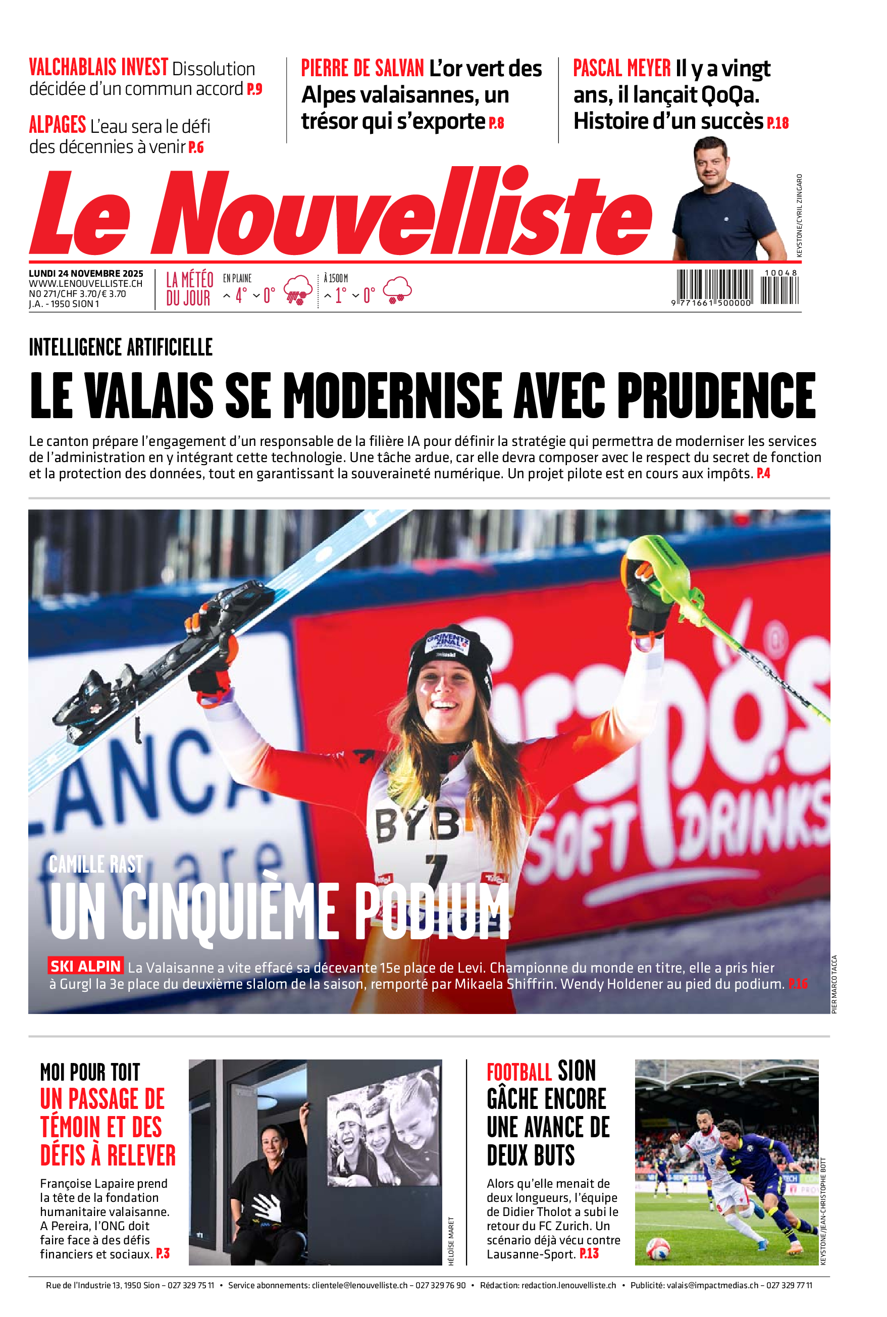  Lundi 24 novembre 2025