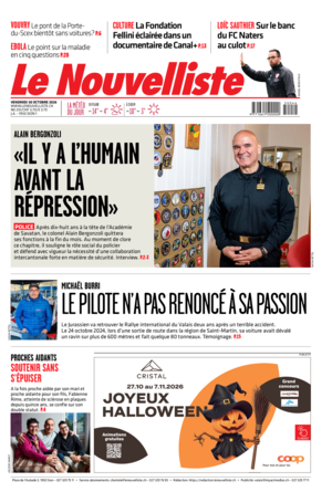  Vendredi 30 octobre 2026