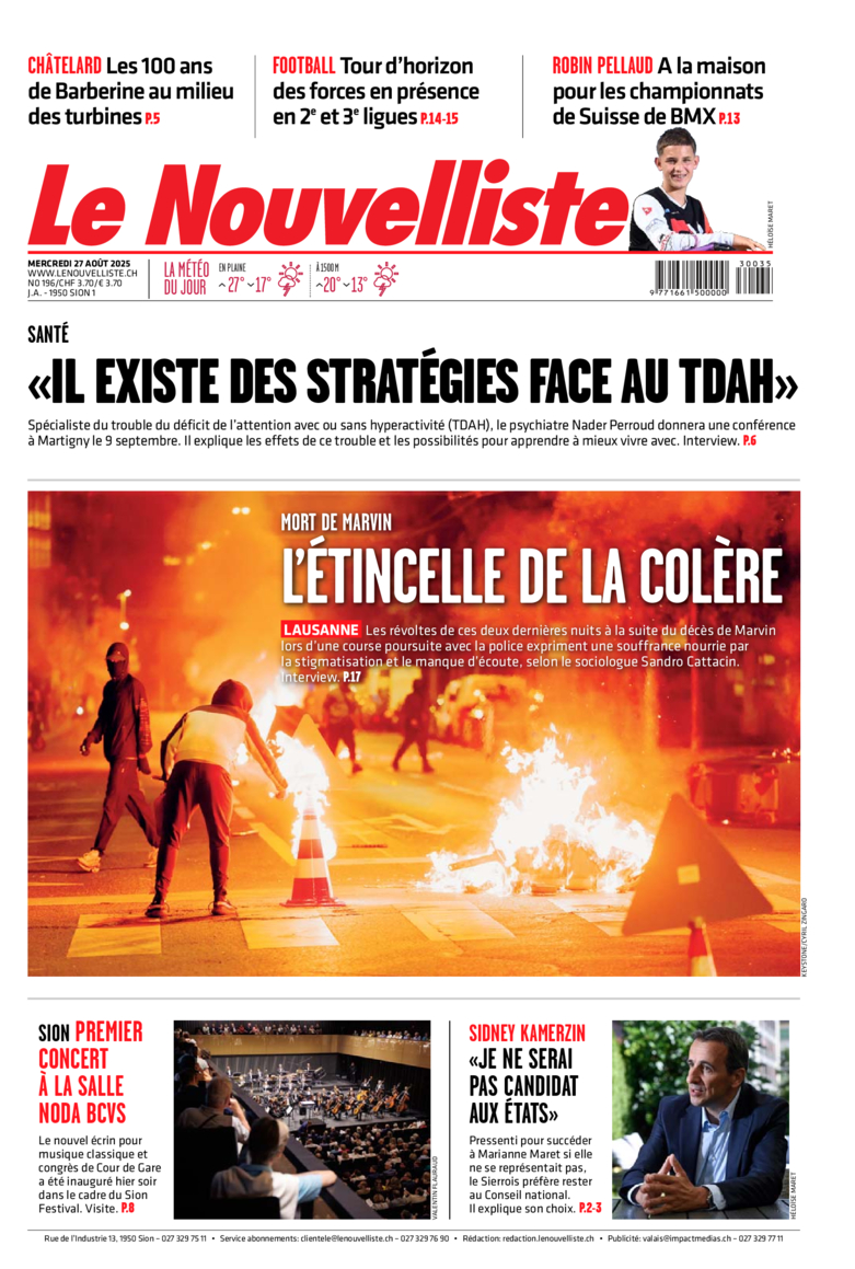 Mercredi 27 août 2025 Mercredi 27 août 2025