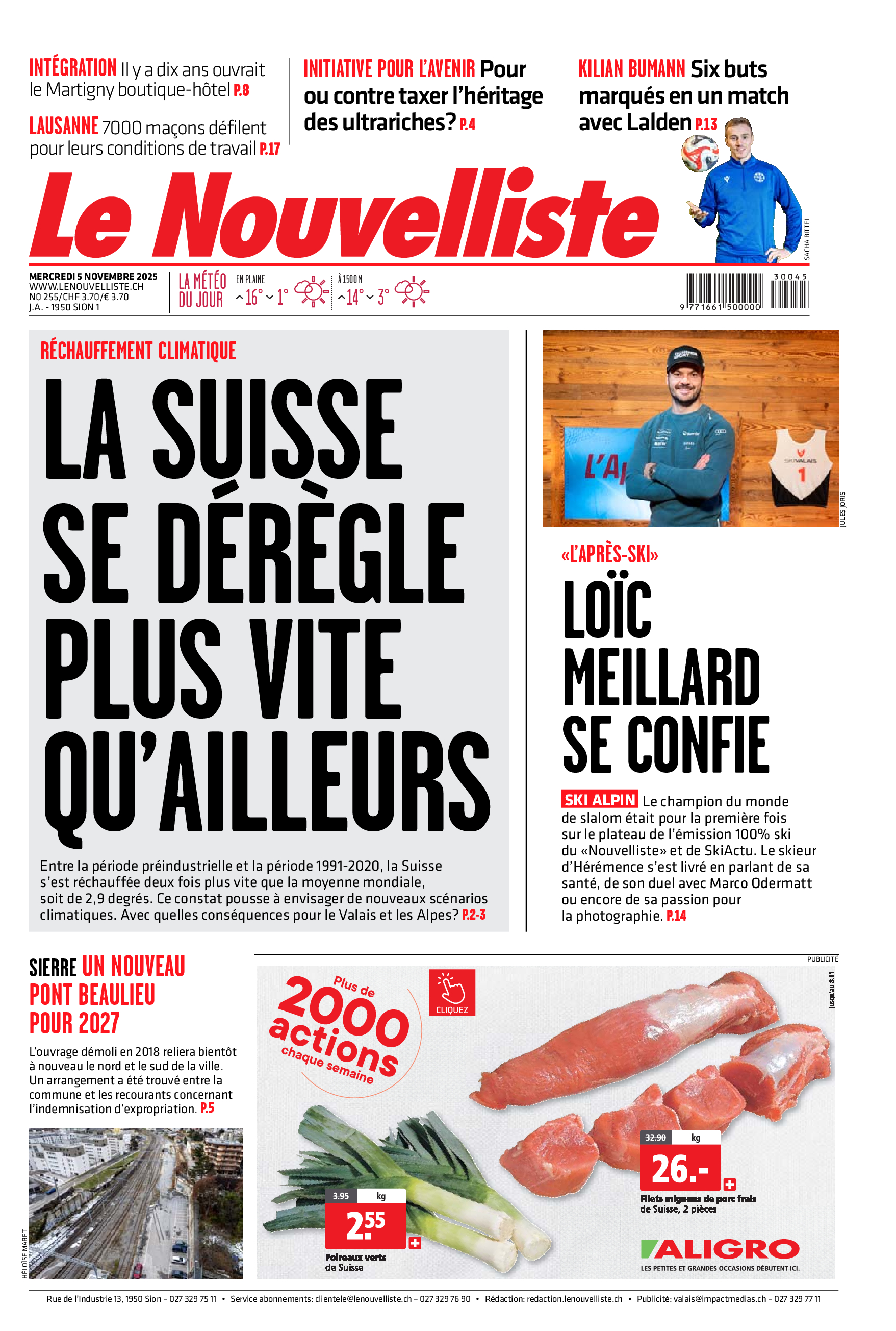  Mercredi 5 novembre 2025