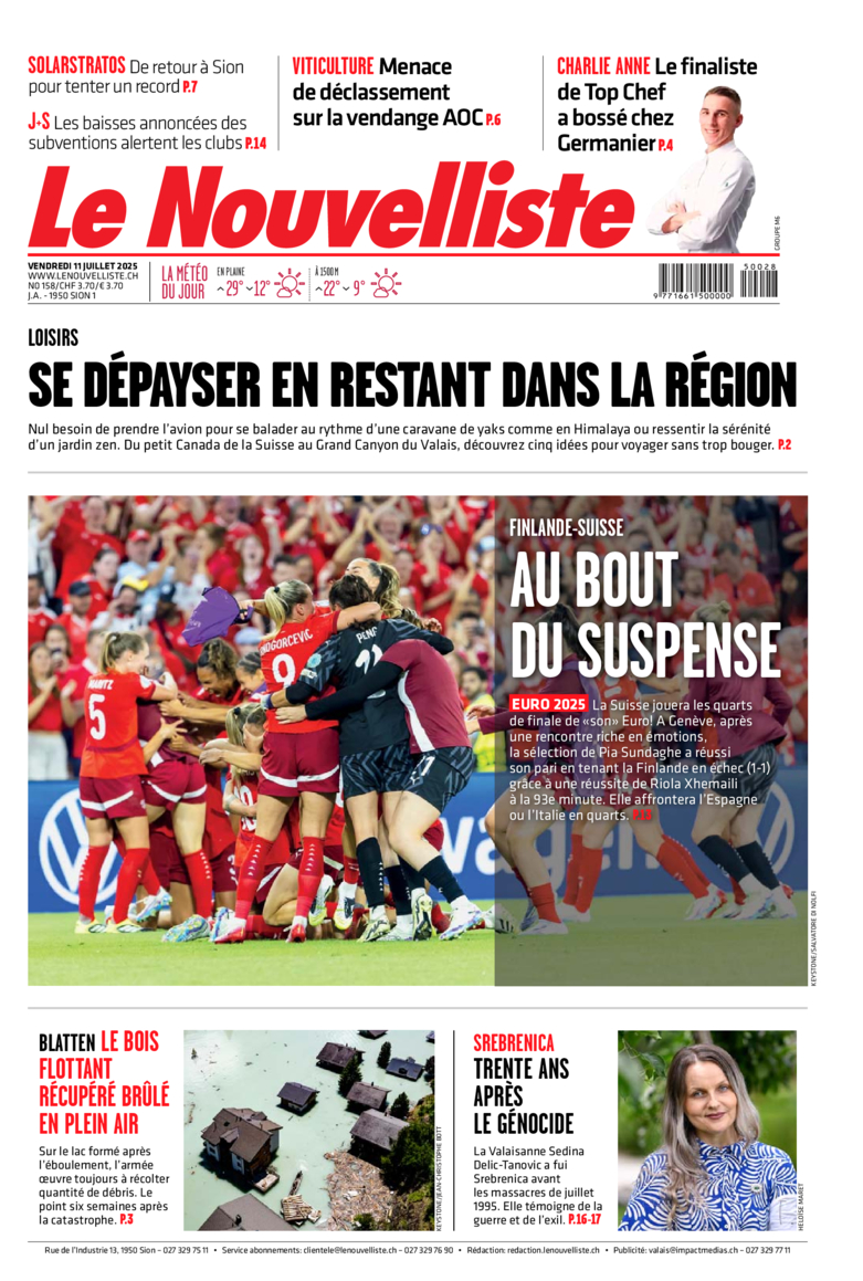 Vendredi 11 juillet 2025 Vendredi 11 juillet 2025